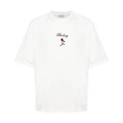 Burberry Vita Flocked Rose T-shirts och Polos White, Herr