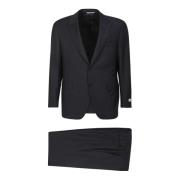 Canali Suits Black, Herr