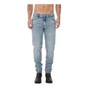 Won Hundred Klassiska Slim-Fit Dean Jeans Blue, Herr