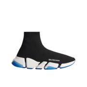 Balenciaga Speed 2.0 Clear Sole Sneaker Black, Herr