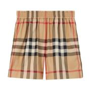 Burberry Vintage Check Shorts Beige, Dam