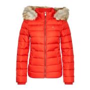 Tommy Jeans Down Jackets Red, Dam