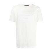 Dolce & Gabbana Präglad Plaque T-Shirt White, Herr