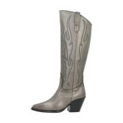 Alpe Western Style Cowboy Boots Gray, Dam