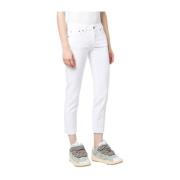 Dondup Slim-fit jeans White, Dam