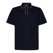 Brioni Blåa T-shirts Polos för män Blue, Herr
