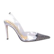 Alexandre Vauthier Transparenta pumps med kristalldekoration Gray, Dam