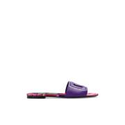 Dolce & Gabbana Sandaler med logotyp Purple, Dam