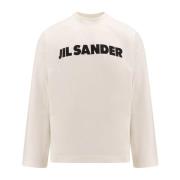 Jil Sander Vit Crew-neck T-shirt White, Herr