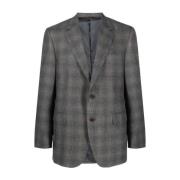 Canali Rutig ullblazer Gray, Herr