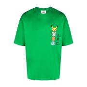 A.p.c. Pokemon T-shirt, 100% Bomull Green, Herr