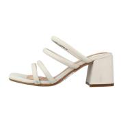 Clarks Flat Sandals Beige, Dam