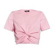 Versace Top med logotyp Pink, Dam