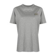 Golden Goose Stjärna Logo Print T-Shirt Gray, Dam