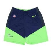 Nike NFL Streetwear Stickade Shorts Original Lagfärger Blue, Herr