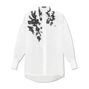Dolce & Gabbana Skjorta med spetsdetalj White, Dam