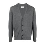 Maison Margiela Grå Cashmere Cardigan Gray, Herr