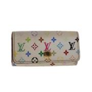 Louis Vuitton Vintage Pre-owned Canvas nyckelhllare White, Dam