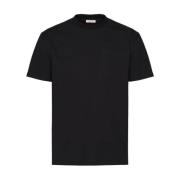 Valentino Garavani Svarta T-shirts Polos för män Black, Herr