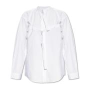R13 Skjorta med stående krage White, Dam