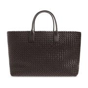 Bottega Veneta Stor 'Cabat' shopper väska Brown, Dam