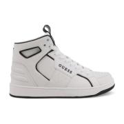 Guess Metall Eyelet Sneakers med Syntetiskt Läder Överdel White, Dam