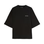 Palm Angels Svarta T-shirts och Polos Black, Herr