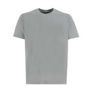 Paul & Shark Bomulls Crewneck T-shirt för Män Gray, Herr