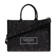Versace Athena shopper väska Black, Unisex