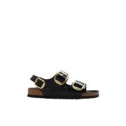 Birkenstock ‘Milano Big Buckle’ sandaler Black, Dam