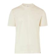 Paolo Pecora Stiliga Herr T-Shirts Kollektion White, Herr