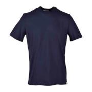 Paolo Pecora Blå T-shirt för män Blue, Herr