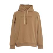 Burberry Brun Sweatshirt med Logodetalj Brown, Herr