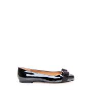 Salvatore Ferragamo Platta Skor Black, Dam