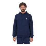 Adidas Originals Blå hoodie för män med broderad logotyp Blue, Herr