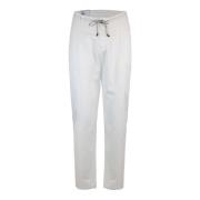 Eleventy Trousers White, Herr