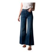 Mother Roller Groovy Jeans Blue, Dam