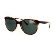 Vogue Mörka Havana solglasögon med gröna linser Brown, Dam