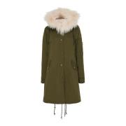 Notyz Parkas med päls inuti 75016 Green, Dam