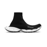 Balenciaga 3XL Strump-sneakers Black, Dam