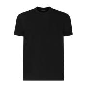 Tom Ford Svart och Grå Herr T-shirt - Trendig Modell Black, Herr