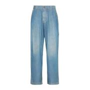 Maison Margiela Denim Jeans med 5 Fickor Blue, Herr