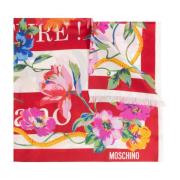 Moschino Blommig scarf Multicolor, Herr