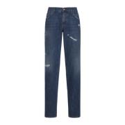 Dolce & Gabbana Slim-Fit Jeans Uppgradera Samling Blue, Herr