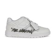 Off White Vita Sneakers för Promenader White, Herr