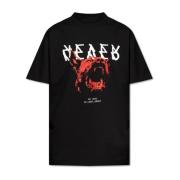 44 Label Group Tryckt T-shirt Black, Herr