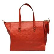 Louis Vuitton Vintage Pre-owned Canvas totevskor Red, Dam