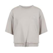 Iceberg Logo Crewneck T-shirt Gray, Dam