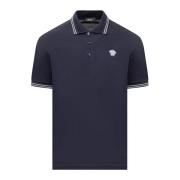 Versace Klassiska Polo Tröjor Blue, Herr