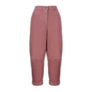 Pinko Bomull Elastan Byxor Pink, Dam